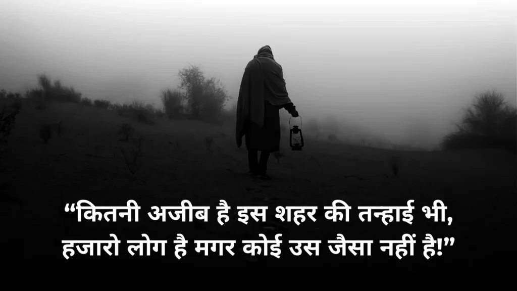 Alone Shayari In Hindi